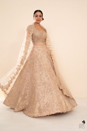 Lehenga designs deals for ring ceremony